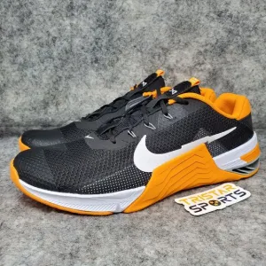Nike Metcon 7 Training Shoes Mens 15 Black White Orange UT Vols CZ8281-099