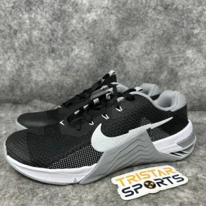 Nike Metcon 7 Training Shoes Mens Size 7.5 Womens Size 9 Black White CZ8281-010