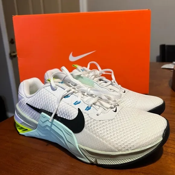 Nike Metcon 7 white Womens Training Shoes sea foam $140 CZ8280-100