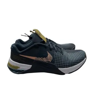 Nike Metcon 8 Men’s Training Shoes 11 Blue Gold DO9328-401 Gym CrossFit React