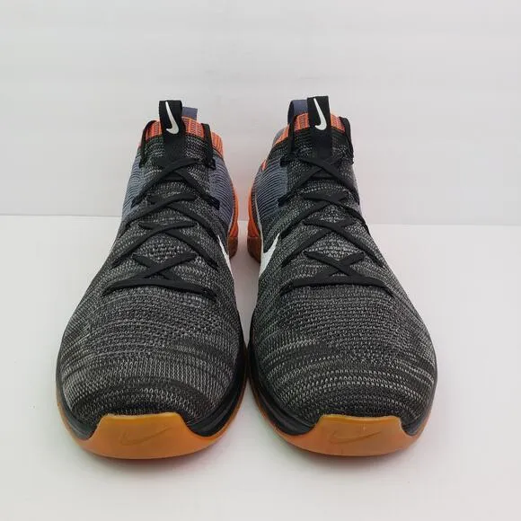 Nike Metcon DSX Flyknit Mens Size 13 Black Orange Training Sneaker Shoes