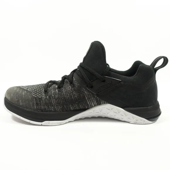 Nike Metcon Flyknit 3 Cross Training Shoes - Men's Size 7 - Gray Black