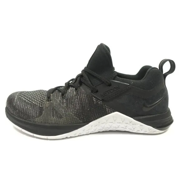 Nike Metcon Flyknit 3 Cross Training Shoes - Men's Size 7 - Gray Black