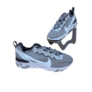 Nike React Element 55 SE Training Running Shoes‎ Safari Wolf Grey Mens 11.5 EUC