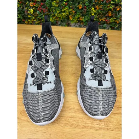 Nike React Element 55 SE Training Running Shoes‎ Safari Wolf Grey Mens 11.5 EUC