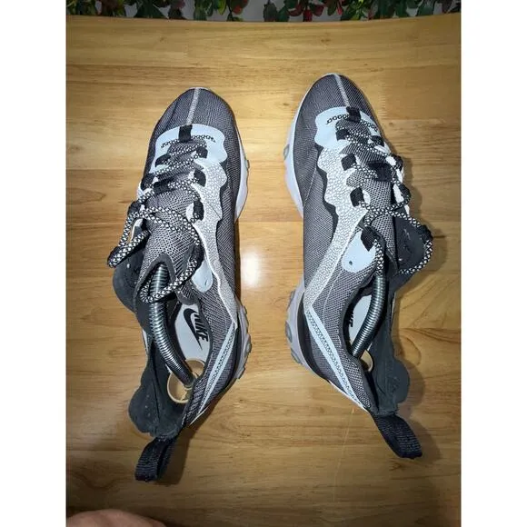 Nike React Element 55 SE Training Running Shoes‎ Safari Wolf Grey Mens 11.5 EUC