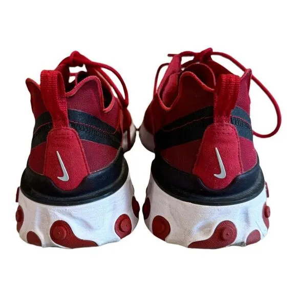 Nike React Element 55 Team Red BQ6166-601 Men 13 Athletic Shoes Running