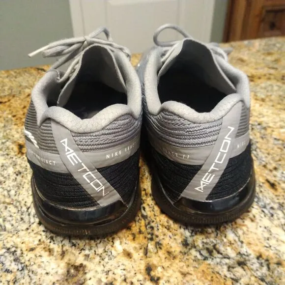 Nike React Metcon Turbo Grey Black White Training Shoes Men's Sz 13 CT1243-001