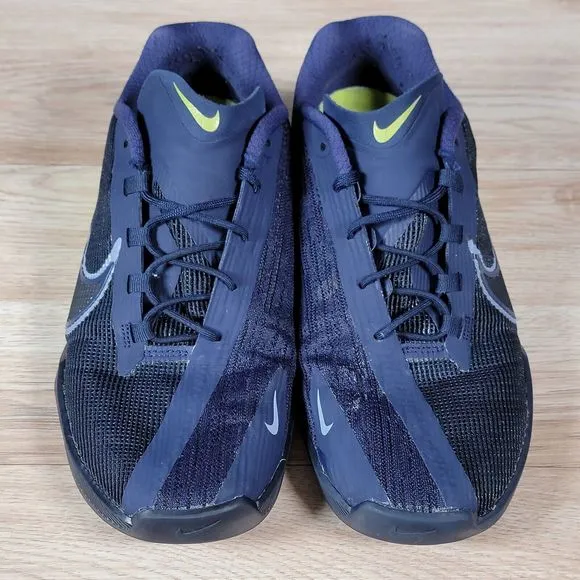 Nike React Metcon Turbo Training Shoes Men Size 8 Navy Blue Volt CT1243-400
