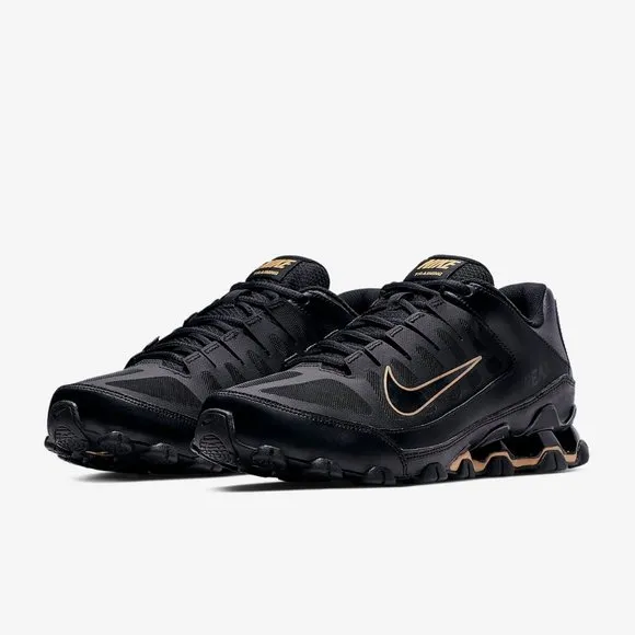 Nike Reax 8 TR Low Mens Athletic Training Shoes Black 621716-020 NEW Size 7