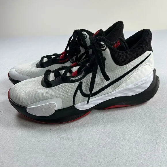 Nike Renew Elevate 3 Shoes Men 11 White Black Red Basketball Sneakers DD9304-100