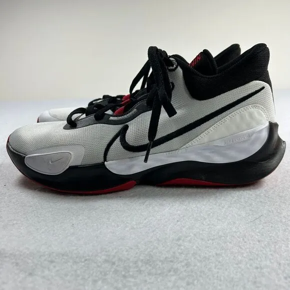Nike Renew Elevate 3 Shoes Men 11 White Black Red Basketball Sneakers DD9304-100