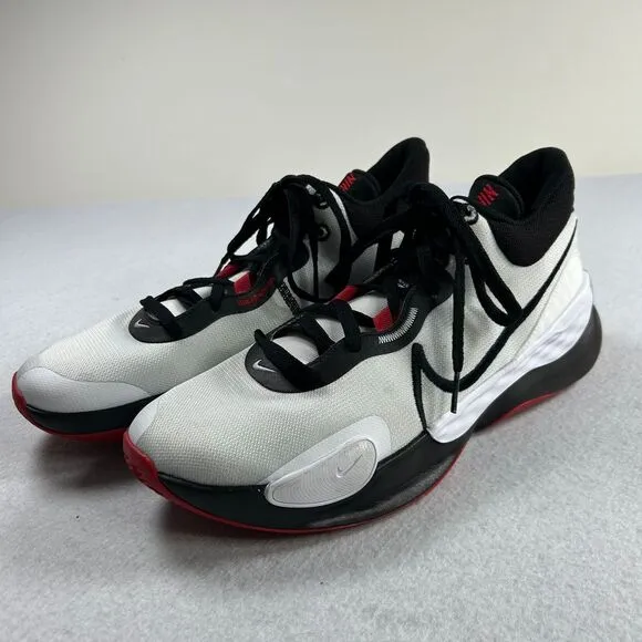 Nike Renew Elevate 3 Shoes Men 11 White Black Red Basketball Sneakers DD9304-100
