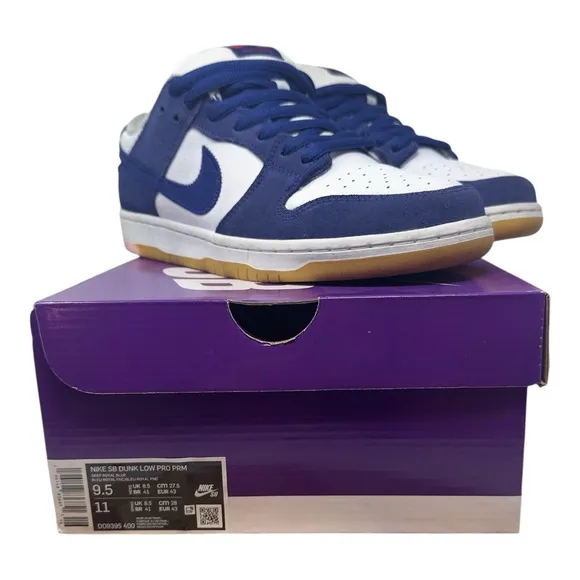 Nike SB Dunk Low Premium Los Angeles Dodgers Blue White L A. do9395-400