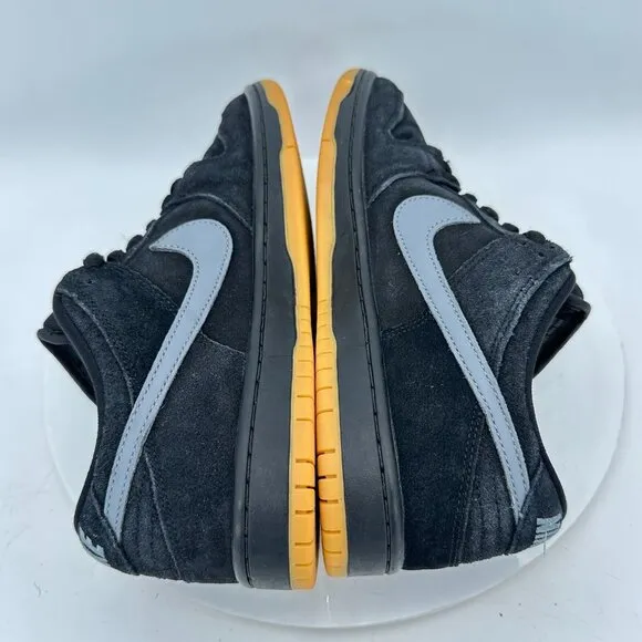 Nike SB Dunk Low Pro Men Size 8.5 BQ6817-010 Black Fog Light Grey Training Shoes