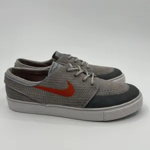 Nike SB Zoom Stefan Janoski Sneakers Mens 9 Gray Perforated Shoes 631298-080