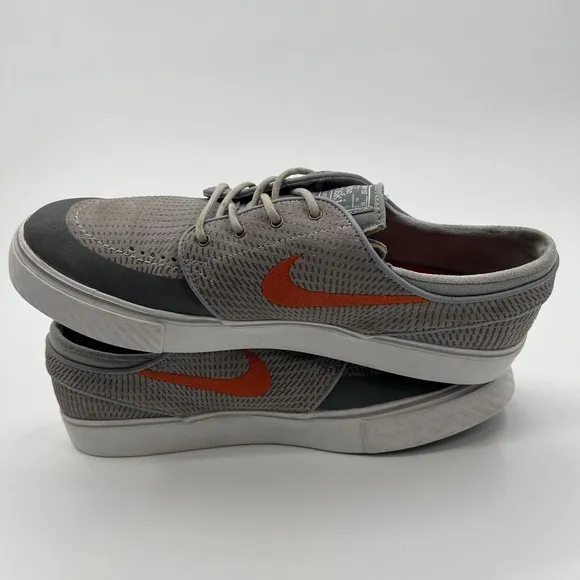 Nike SB Zoom Stefan Janoski Sneakers Mens 9 Gray Perforated Shoes 631298-080