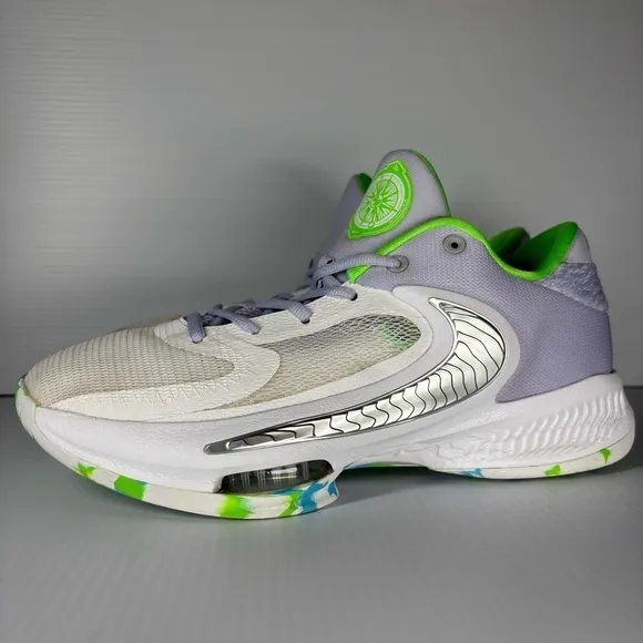 Nike Shoes Mens 8 Zoom Freak 4 Basketball Giannis Practice Training Lace Warm Up