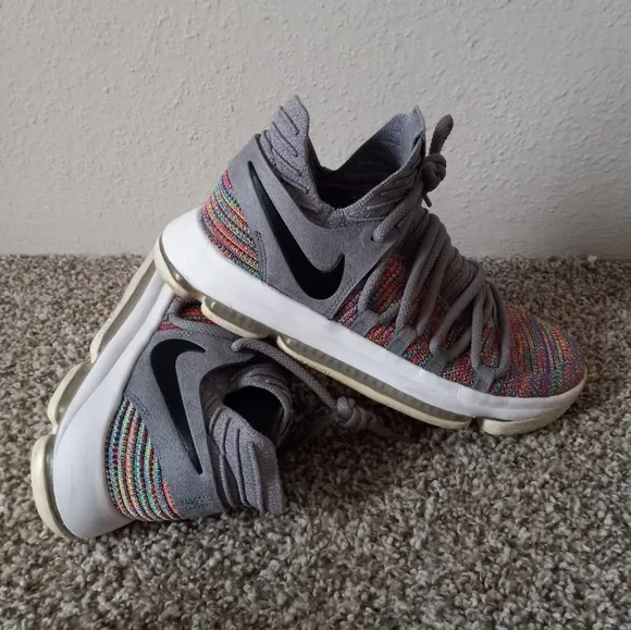 Nike Shoes Mens 9.5 Gray Kevin Durant Basketball Shoes 897815900