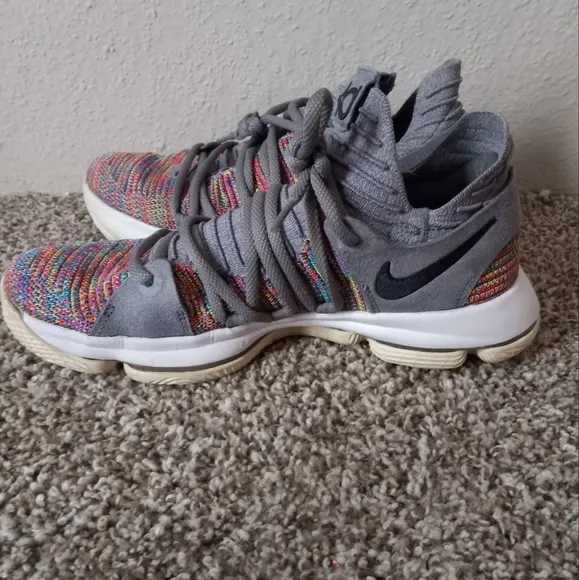 Nike Shoes Mens 9.5 Gray Kevin Durant Basketball Shoes 897815900