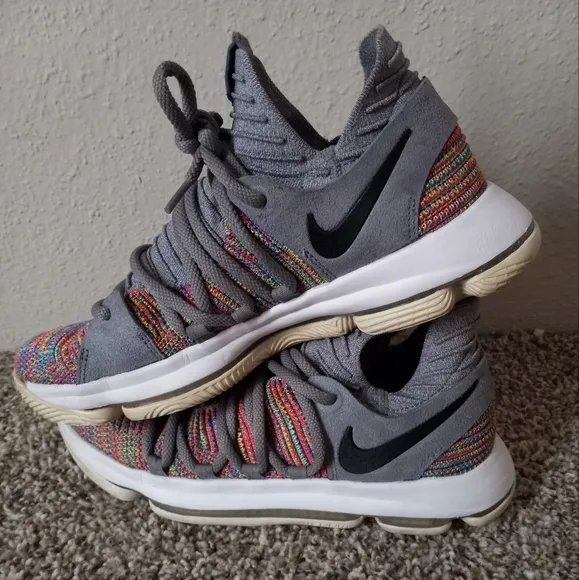 Nike Shoes Mens 9.5 Gray Kevin Durant Basketball Shoes 897815900