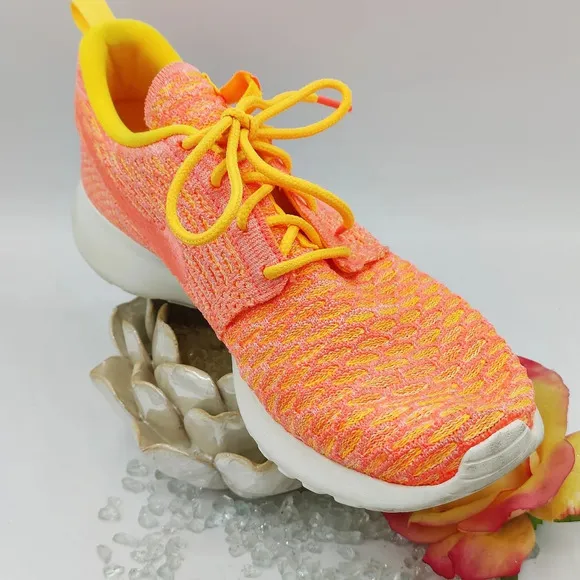 Nike Sneakers | Orange/Mango Roshe Fly Knits / Orange &amp; Yellow