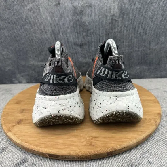 Nike Space Hippie 04 Womens Size 8.5 Gray Running Training Sneakers No Laces
