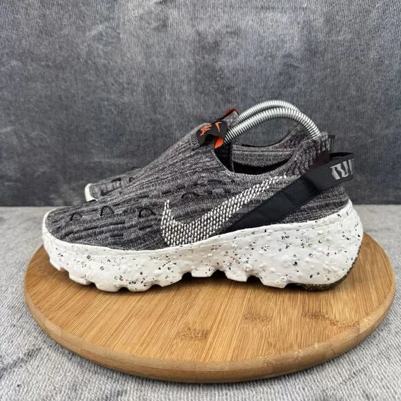 Nike Space Hippie 04 Womens Size 8.5 Gray Running Training Sneakers No Laces