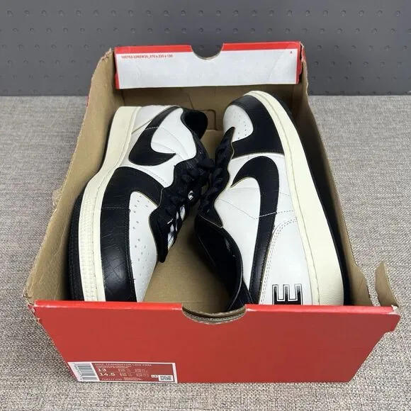 Nike Terminator Low Mens 13 FQ8127-030 Black White Lifestyle Casual Shoes Panda