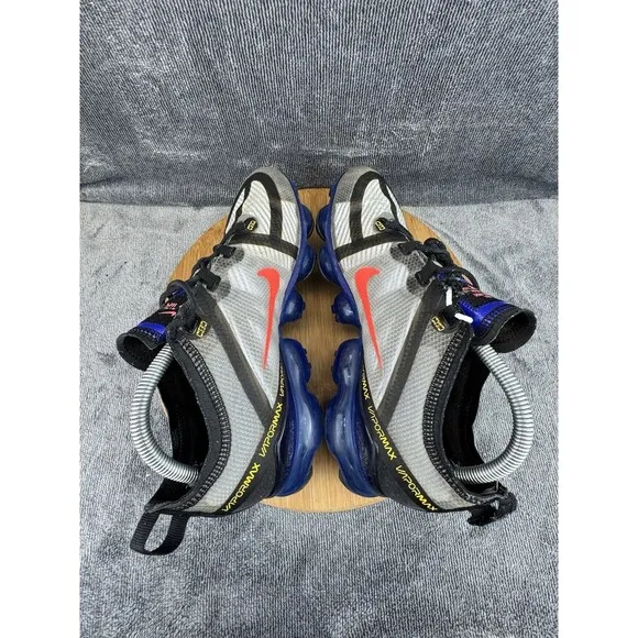 Nike Vapor Max Shoes Mens Size 9.5 Hyper Blue Gray Basketball Training Sneakers