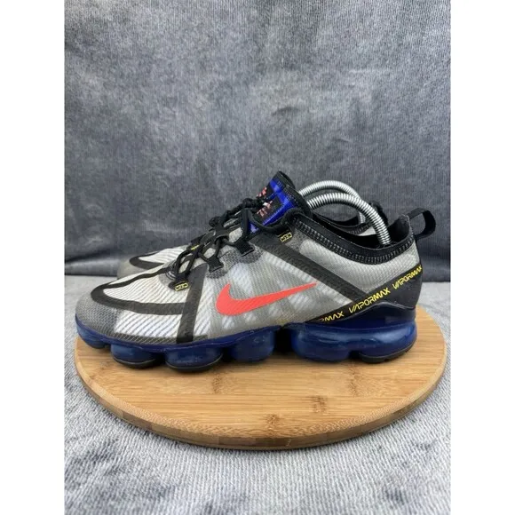 Nike Vapor Max Shoes Mens Size 9.5 Hyper Blue Gray Basketball Training Sneakers