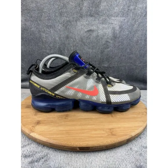 Nike Vapor Max Shoes Mens Size 9.5 Hyper Blue Gray Basketball Training Sneakers