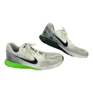 Nike White/Green Lunarglide 7 Athletic Shoes | Versatile Year-Round Wear