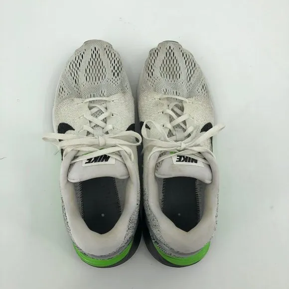 Nike White/Green Lunarglide 7 Athletic Shoes | Versatile Year-Round Wear