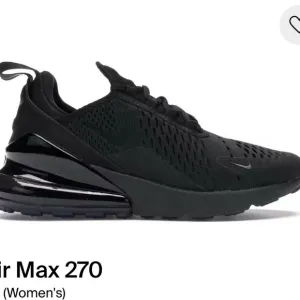 Nike Women's Air Max 270 Black Athletic Shoes