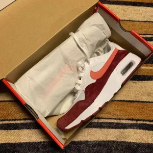 Nike Women's Air Max SC FJ3242100 White/Adobe Team Red Low Top Size 6