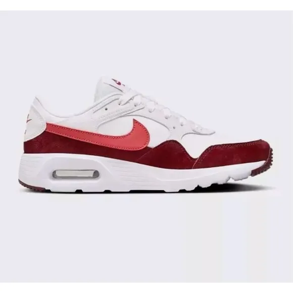 Nike Women's Air Max SC FJ3242100 White/Adobe Team Red Low Top Size 6