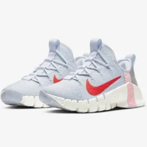 Nike Women's Free Metcon 3 'Football Grey Bright Crimson' CJ6314-006 Training