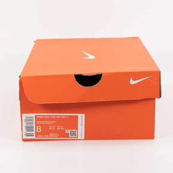 Nike Women's Free Metcon 3 'Football Grey Bright Crimson' CJ6314-006 Training