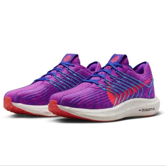 Nike Women's Pegasus Turbo Flyknit Next Nature Running Shoes Fuschia Dream 10.5