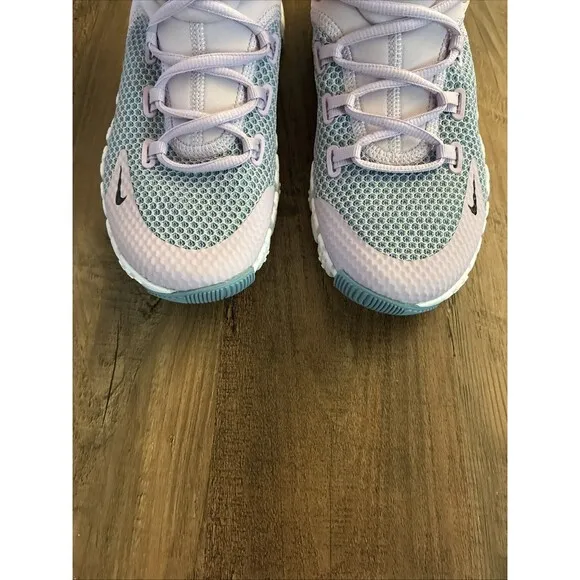 Nike Womens Size 7 Free Metcon 4 Worn Blue Lavender Training Shoes CZ0596-555