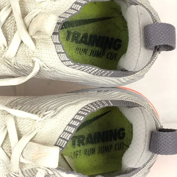 Nike Women's Size 7 Metcon DSX Flyknit 2 White Training Running Sneakers Shoes