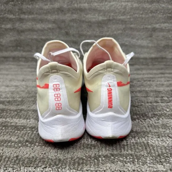 Nike Zoom Fly 3 Womens Size 9 White Racing Training Running Shoes AT8241-101