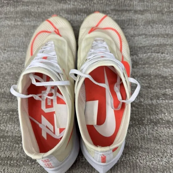Nike Zoom Fly 3 Womens Size 9 White Racing Training Running Shoes AT8241-101
