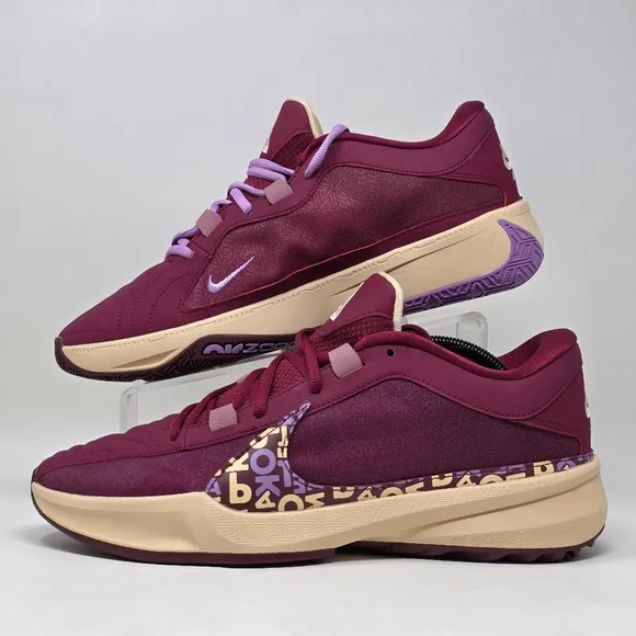 Nike Zoom Freak 5 DX4985-600 Men's Size 11 Noble Red Basketball Shoes New