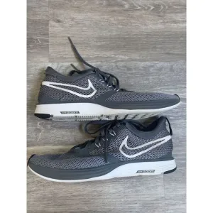 NIKE Zoom Strike AJ0189-002 Dark Grey White Stealth Black Running Shoes SZ:8 Men