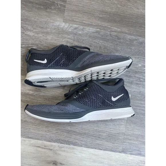 NIKE Zoom Strike AJ0189-002 Dark Grey White Stealth Black Running Shoes SZ:8 Men