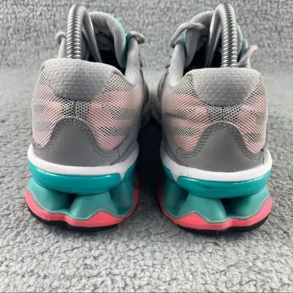 NIKE REAX RUN 9 Shoes‎ Womens 8 Running Training Gray Turquoise Sneakers Lace Up