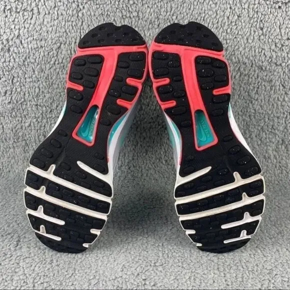 NIKE REAX RUN 9 Shoes‎ Womens 8 Running Training Gray Turquoise Sneakers Lace Up