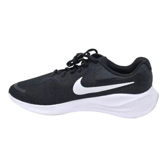 Nike Revolution 7 Wide Men's Sizes Black White Running Sneakers FB8501 002
